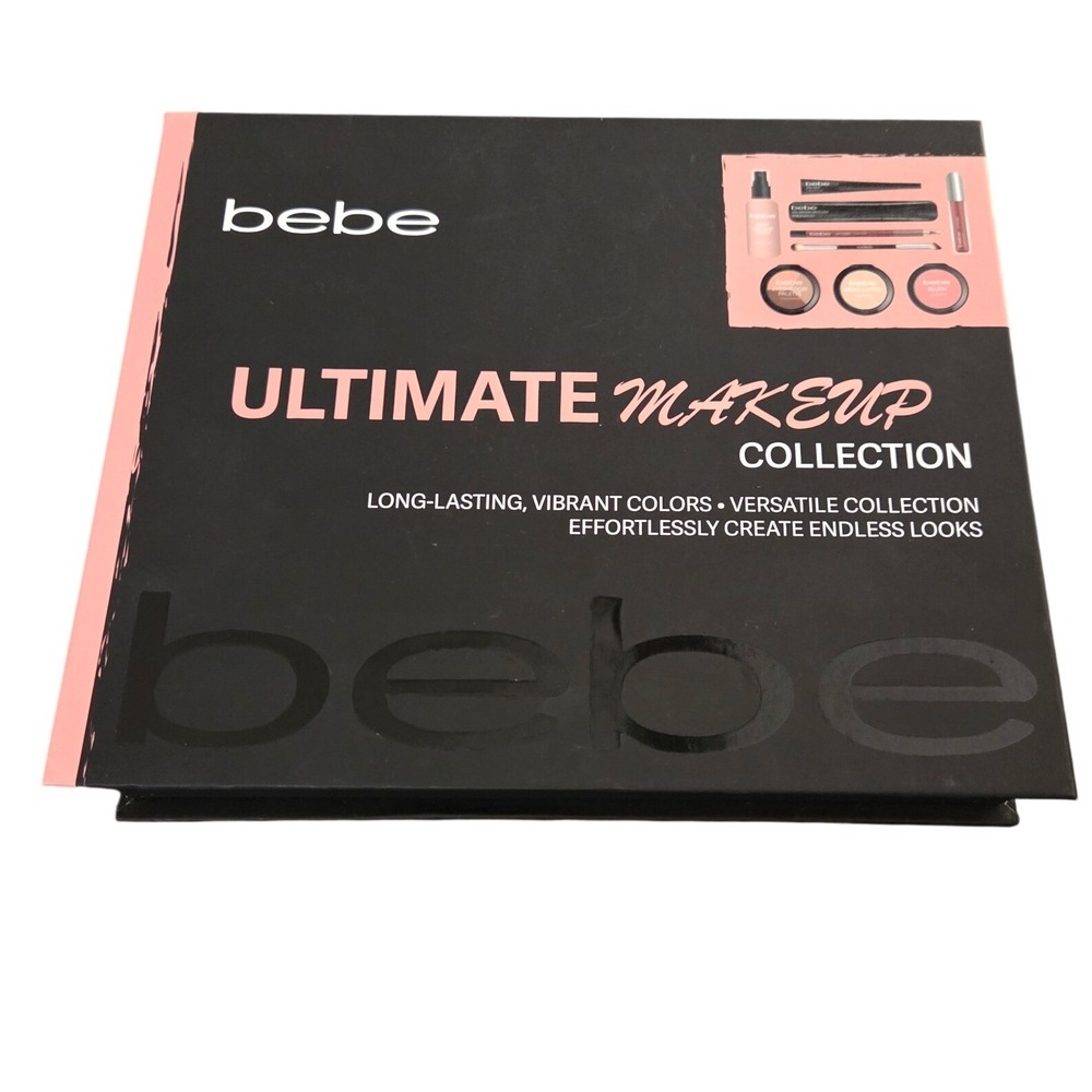 Bebe Ultimate Makeup Collection 9‎ Piece Set Setting Spray Mascara Blush Palette